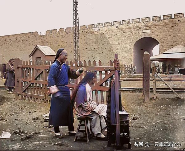 100年前北京城墙彩色老照片，如果不拆，比西安城墙还壮观巍峨