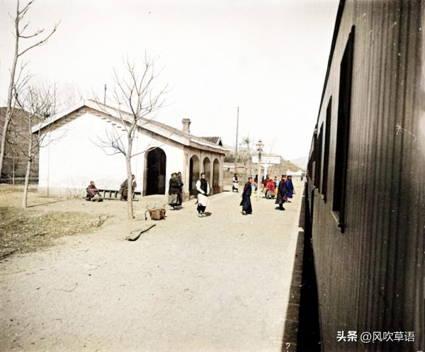 114年前的京汉铁路，1909年的保定、定州、信阳、广水的火车站