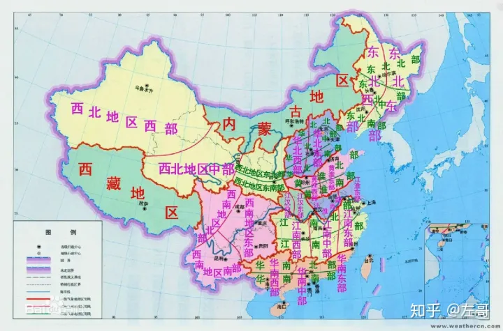 黄淮、江淮、江汉、江浙、江南、华南这些地方分别指哪里？