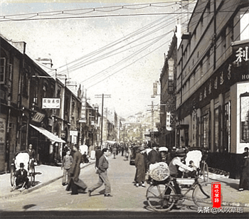 山东青岛：80年前青岛街市人物老照片