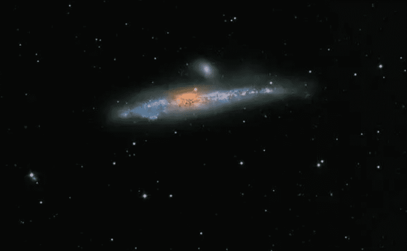 2022年8月，哈勃拍摄到5亿光年外的车轮星系，直径达到15万光年