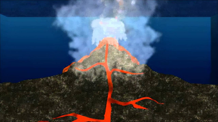 海底火山喷发时，海水无法将其浇灭？原因是什么？