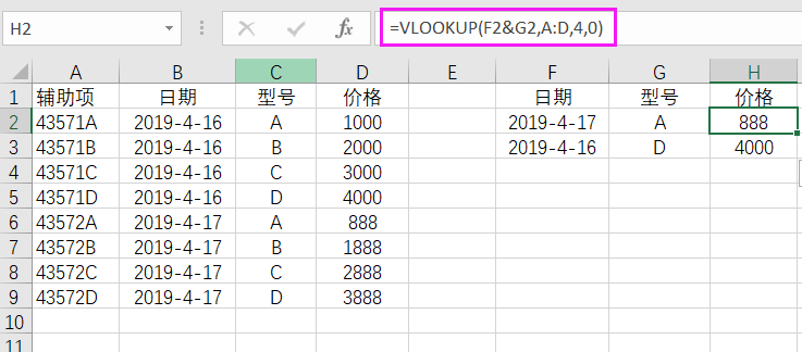 Excel中的Vlookup函数，轻松实现多条件查询！