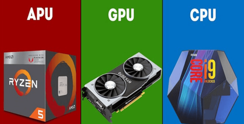 CPU、GPU和APU，3个处理器之间的区别及联系