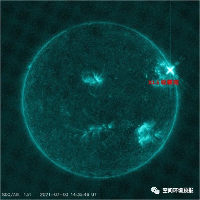 科学家捕捉到2015年首个X级别太阳耀斑 太阳耀斑猛烈爆发画面公布